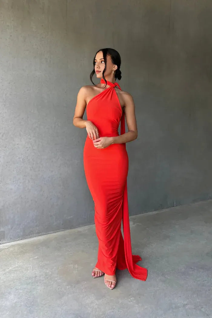 Women Sexy Backless Dress Bodycon Sleeveless Open Back Maxi Dress Going Out Elegant Party Tail Long Dress Women's Formal Dresses Wedding Guest Dress Prom Dresses Stores