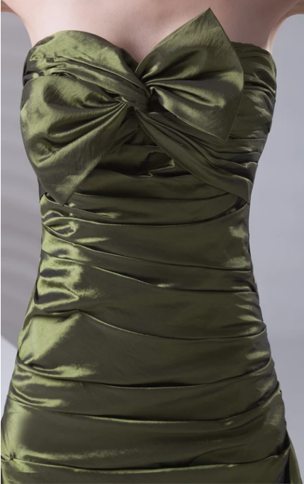 Robe Weitese, robe de demoiselle d'honneur, robe de bal, robe de soirée, robe trapèze, sans manches, décolleté en cœur, avec nœud 