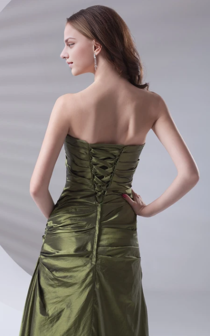 Robe Weitese, robe de demoiselle d'honneur, robe de bal, robe de soirée, robe trapèze, sans manches, décolleté en cœur, avec nœud 