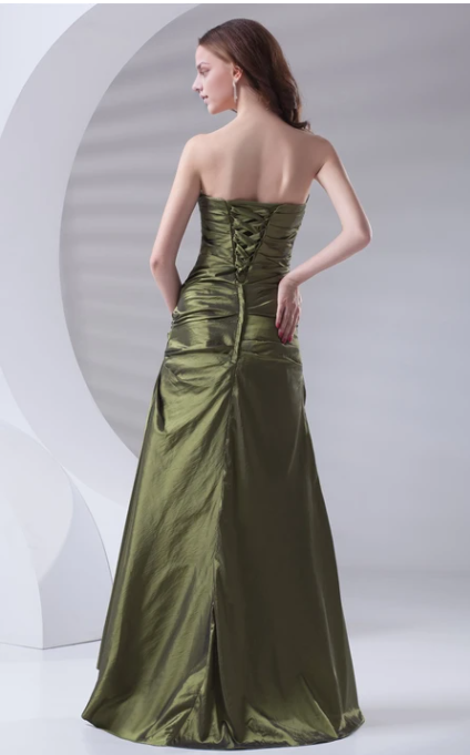 Robe Weitese, robe de demoiselle d'honneur, robe de bal, robe de soirée, robe trapèze, sans manches, décolleté en cœur, avec nœud 