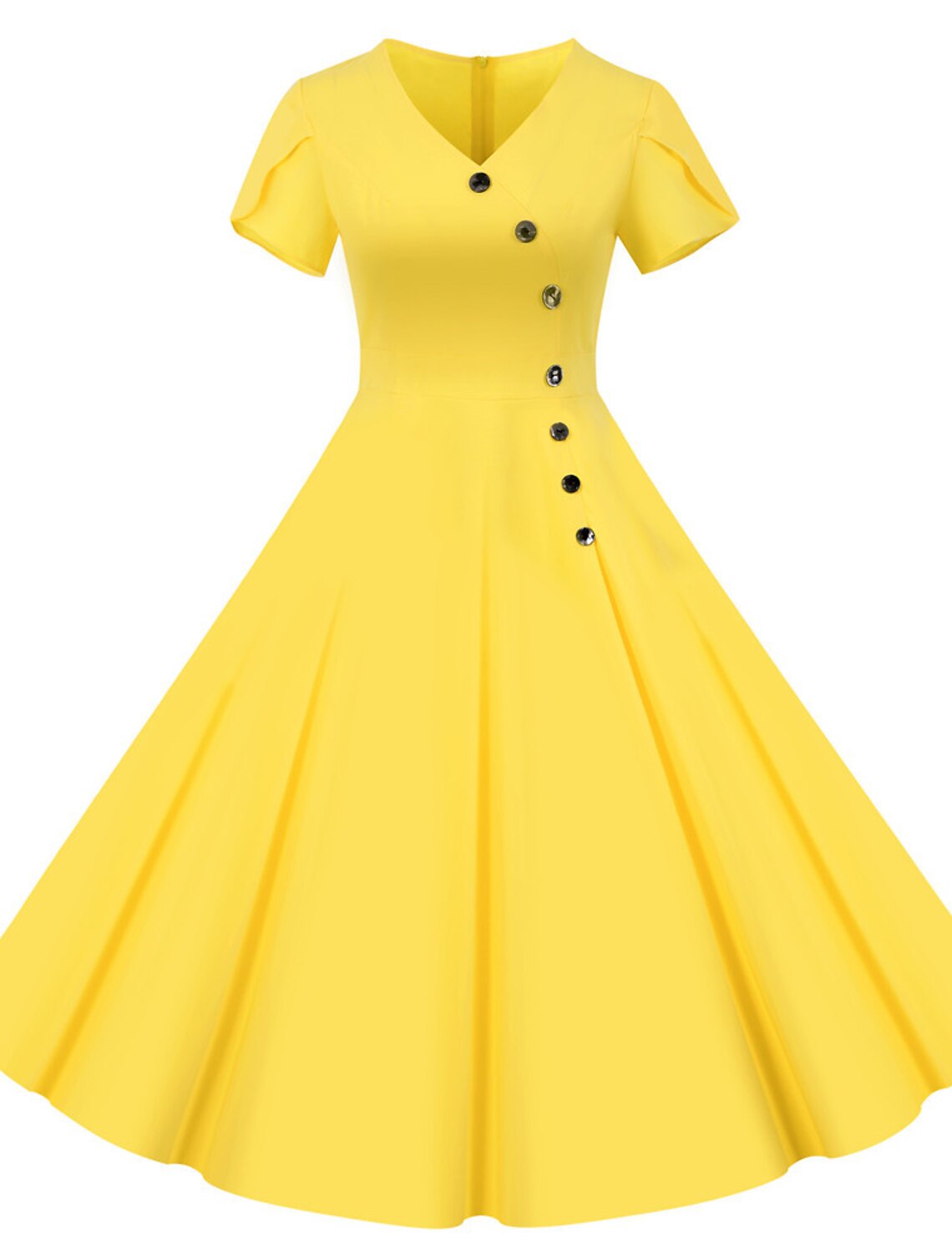 Party Costume A-Line Dress Tea Dress Rockabilly Audrey Hepburn Women's Adults' Cosplay Costume Halloween Party / Evening Homecoming