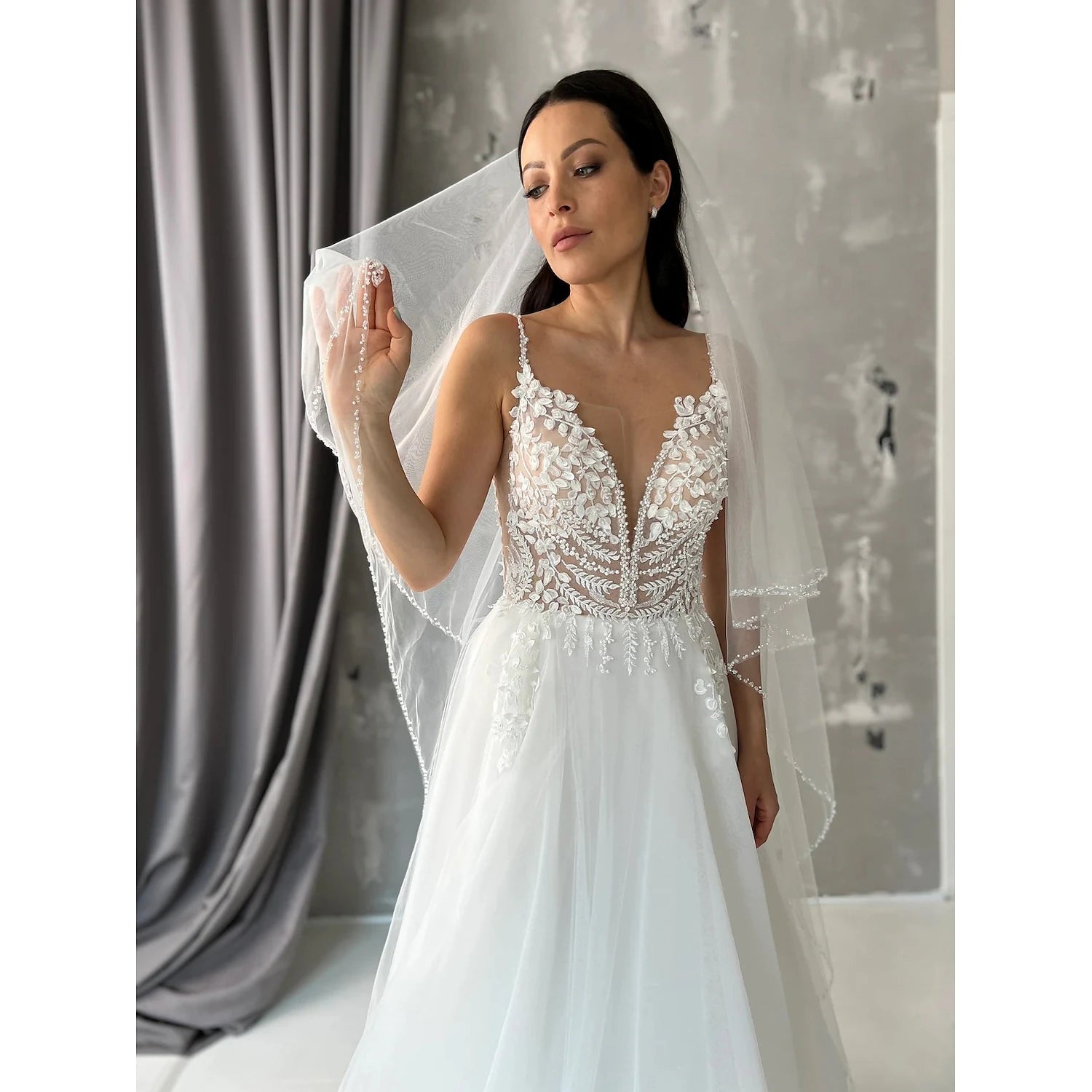 One-tier Stylish / Simple Wedding Veil Chapel Veils