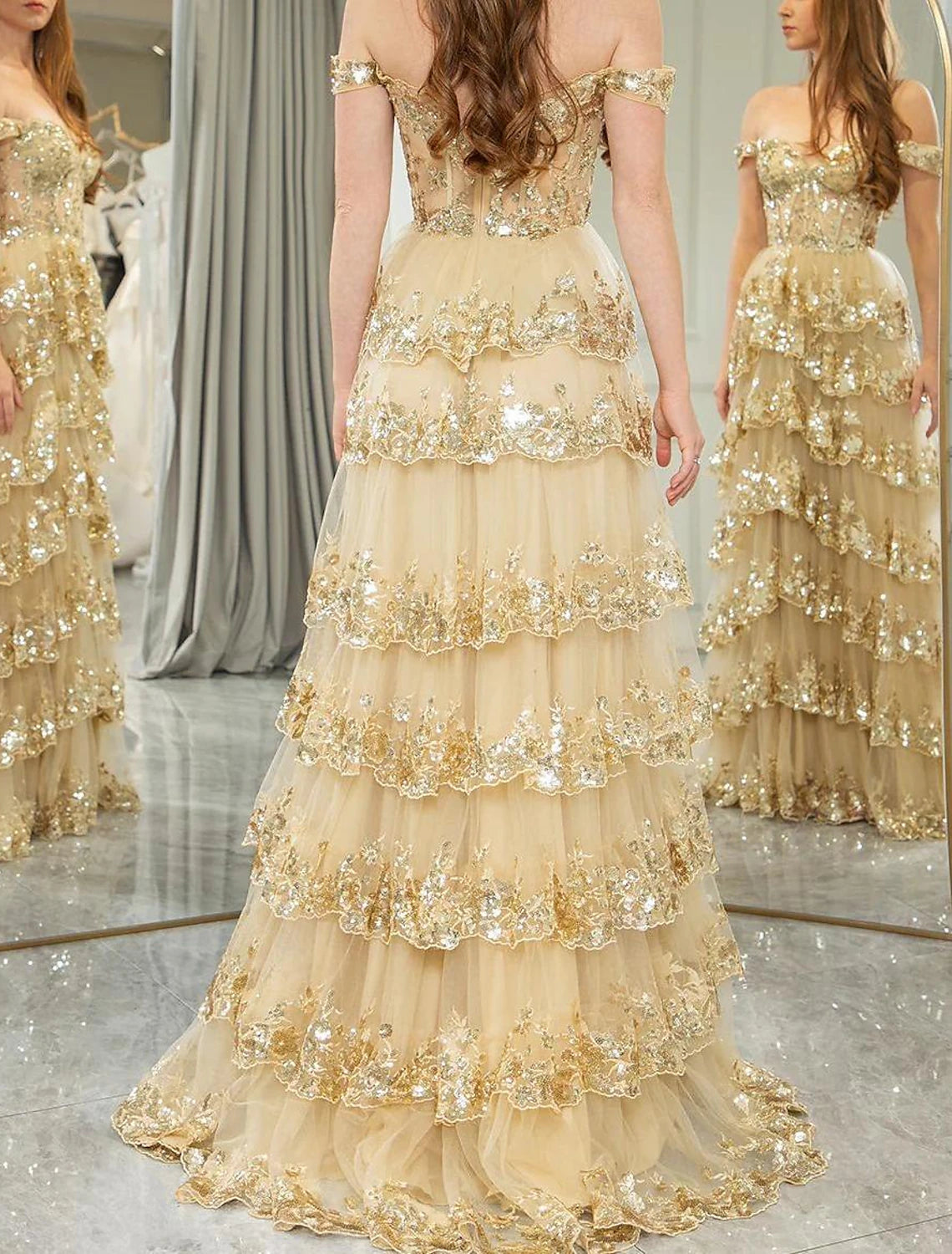 Vestidos de fiesta de sirena con corsé, vestido para invitados de boda, fiesta de noche, cola de corte, sin mangas, hombros descubiertos, tul