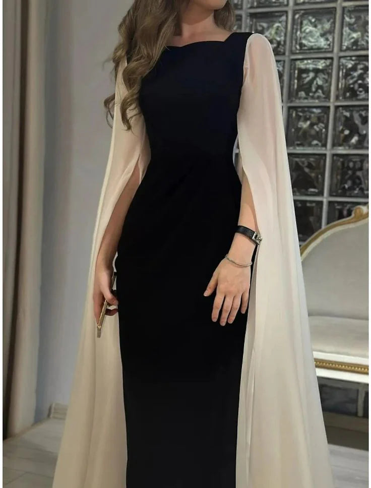 Sheath Long Elegant Formal Prom Evening Dress