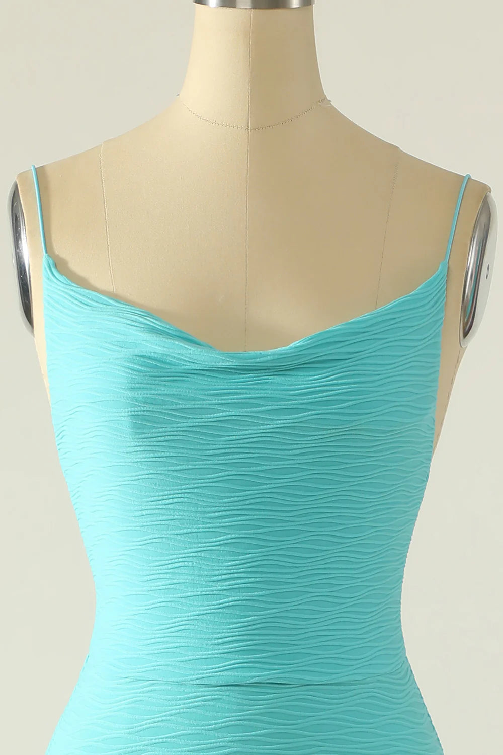 Vestido de fiesta largo de sirena con tirantes finos