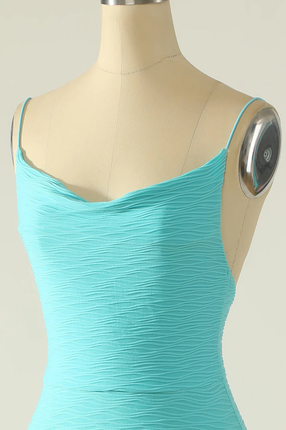 Vestido de fiesta largo de sirena con tirantes finos