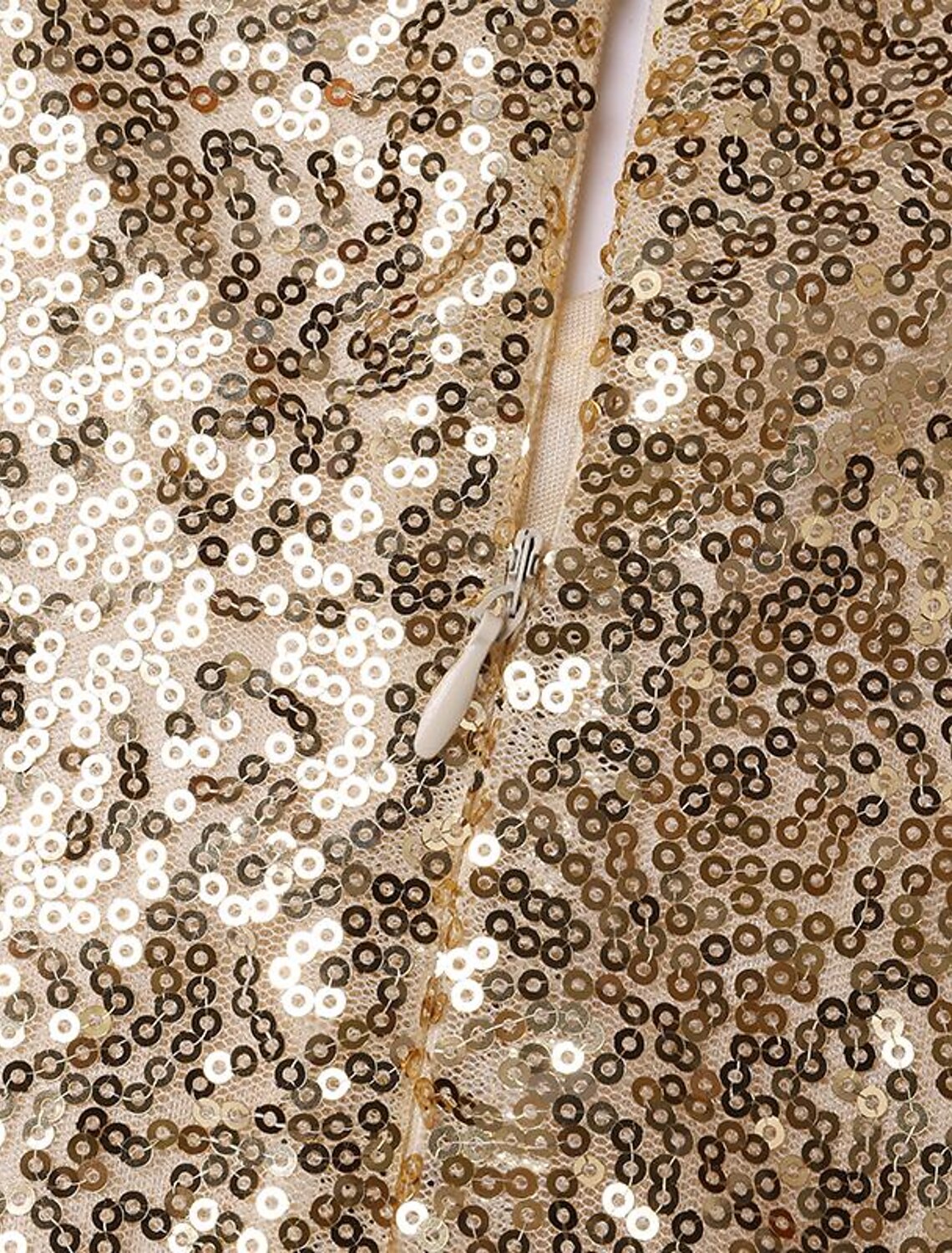 Women's Gold Sequin Dress Fringe Dress Gold Dress Party Dress Sparkly Dress Homecoming Dress Mini Dress Silver Black Short Sleeve Spring Fall V Neck Fashion Wedding Guest